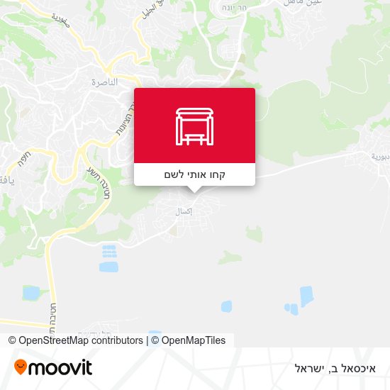 מפת איכסאל ב