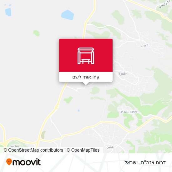מפת דרום אזה''ת