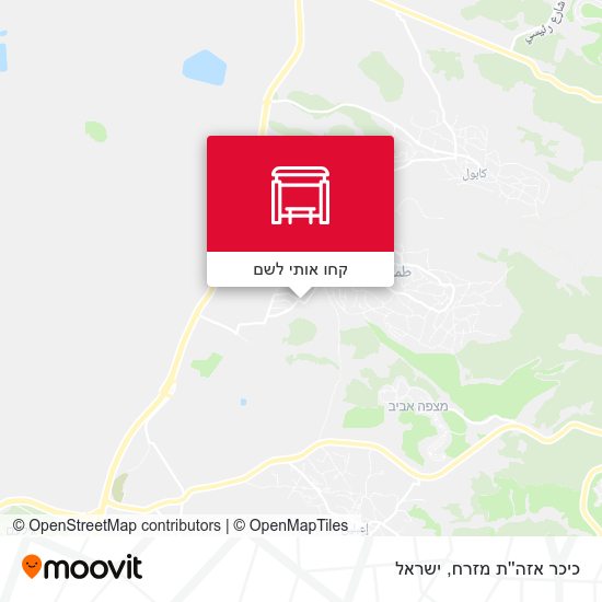 מפת כיכר אזה''ת   מזרח
