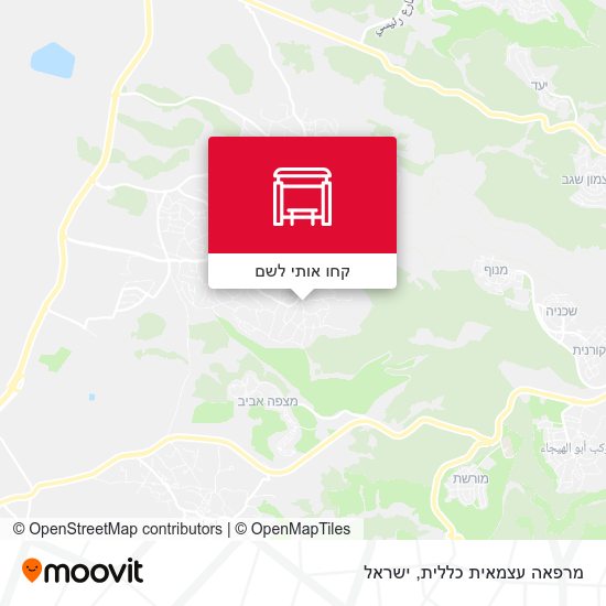 מפת מרפאה עצמאית כללית