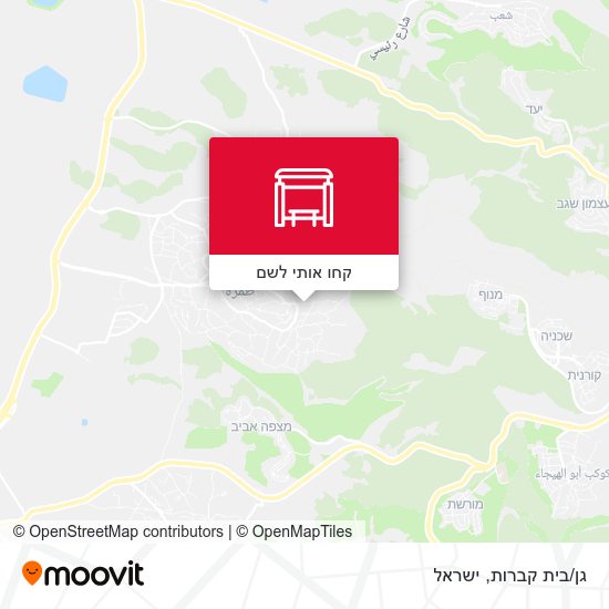 מפת גן/בית קברות