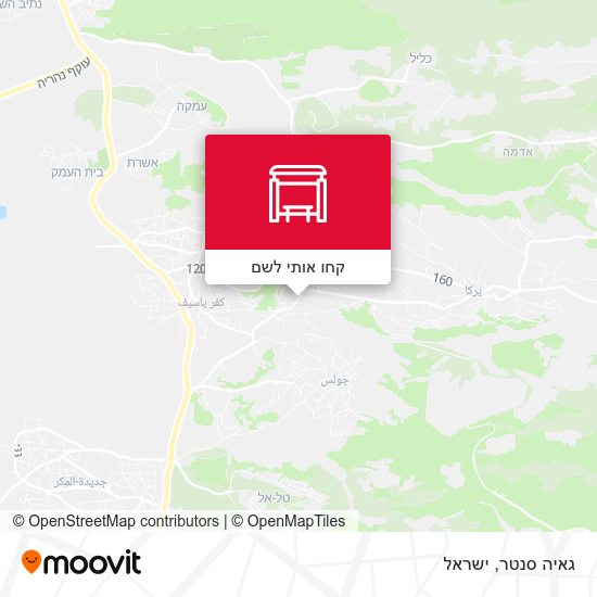 מפת גאיה סנטר