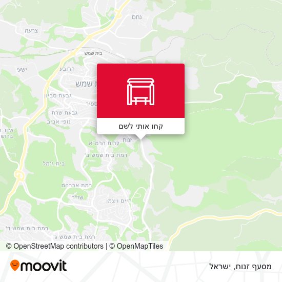 מפת מסעף זנוח