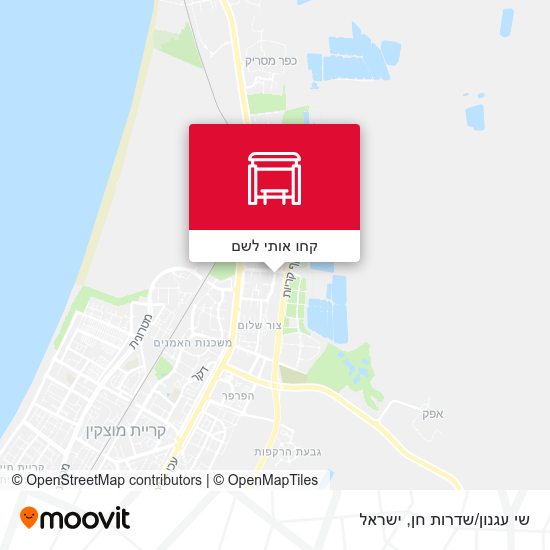 מפת שי עגנון/שדרות חן