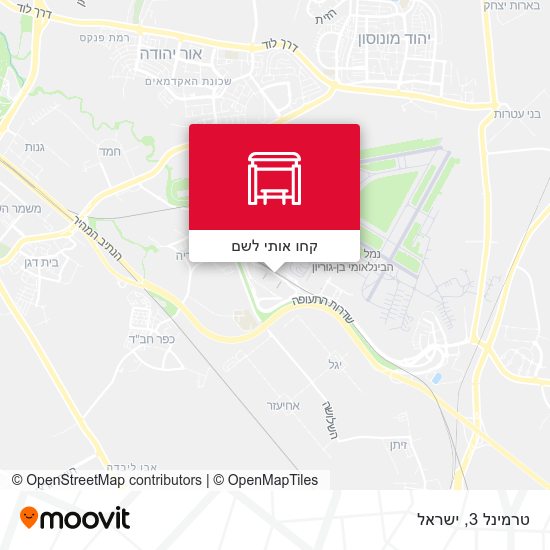 מפת טרמינל 3