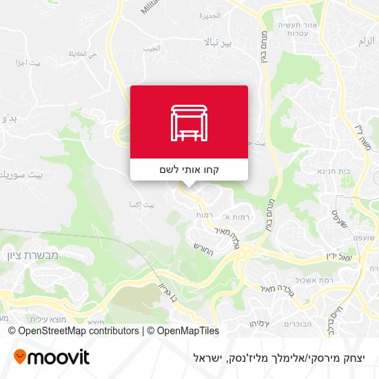 מפת יצחק מירסקי/אלימלך מליז'נסק