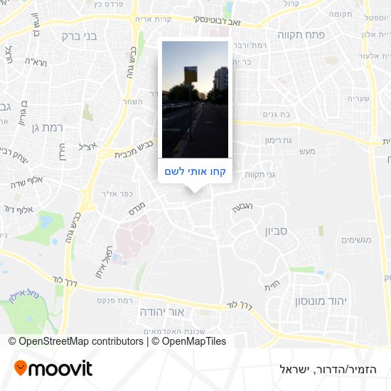 מפת הזמיר/הדרור