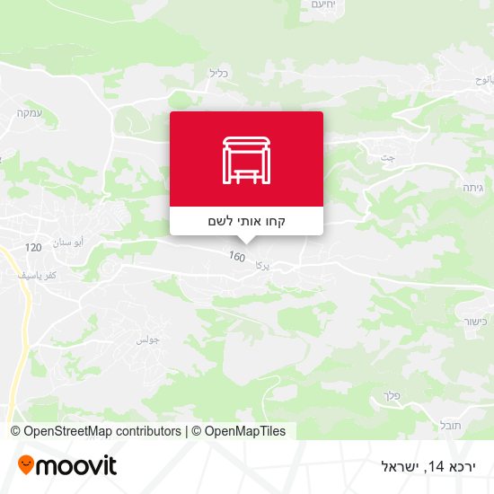 מפת ירכא 14