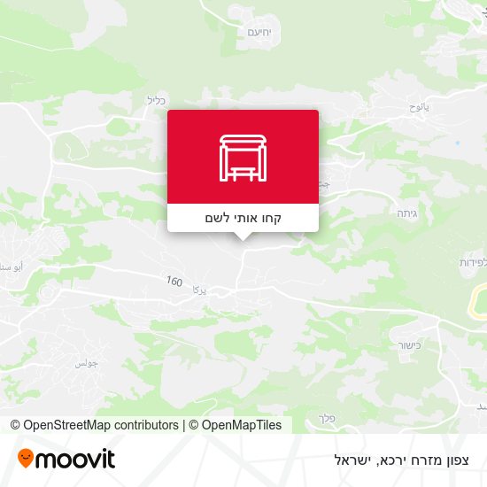 מפת צפון   מזרח ירכא