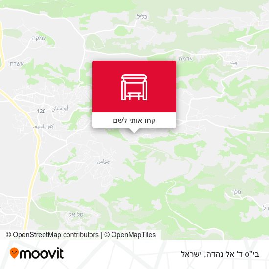 מפת בי''ס ד' אל נהדה