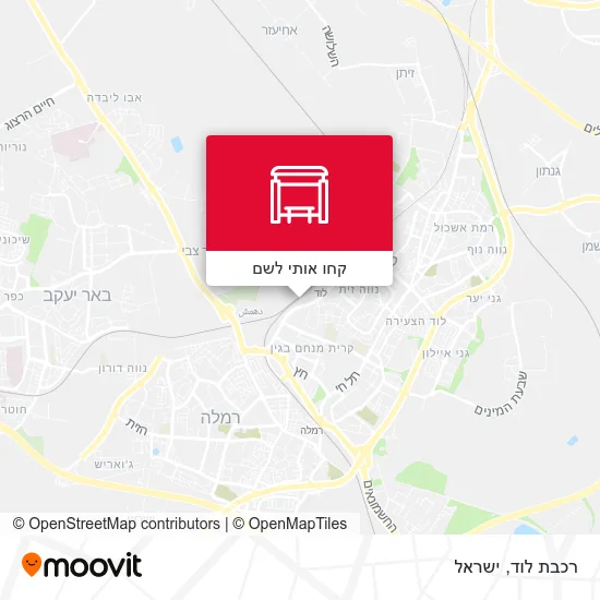 מפת רכבת לוד