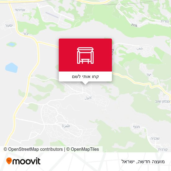 מפת מועצה חדשה