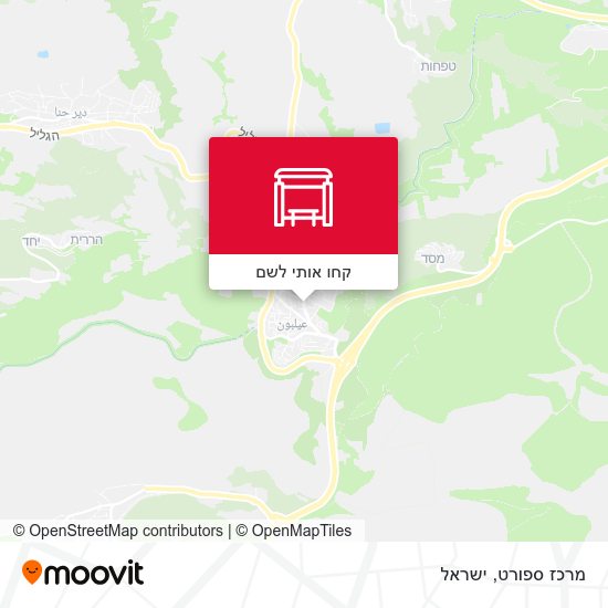 מפת מרכז ספורט