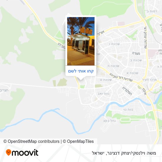 מפת משה וילנסקי/יצחק דנציגר