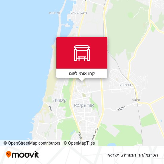 מפת הכרמל/הר המוריה