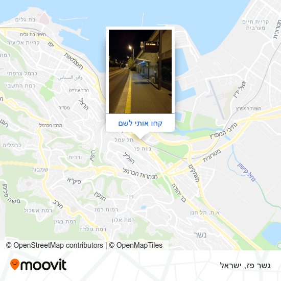 מפת גשר פז