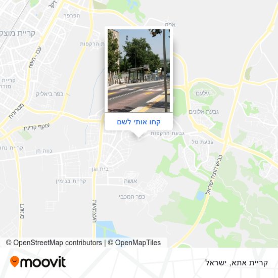 מפת קריית אתא
