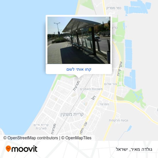 מפת גולדה מאיר