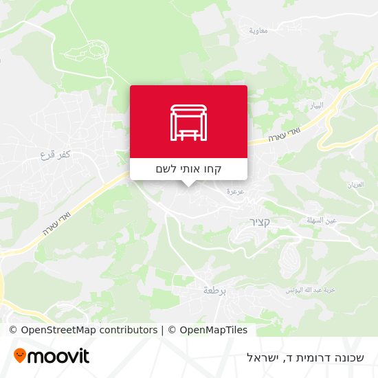 מפת שכונה דרומית ד