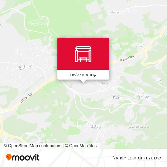 מפת שכונה דרומית ב