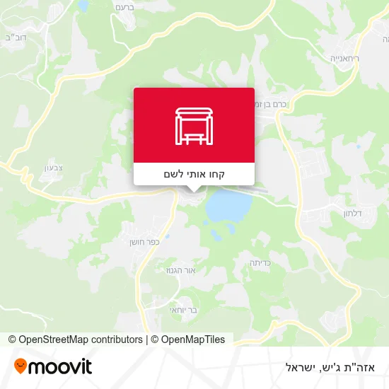 מפת אזה''ת ג'יש