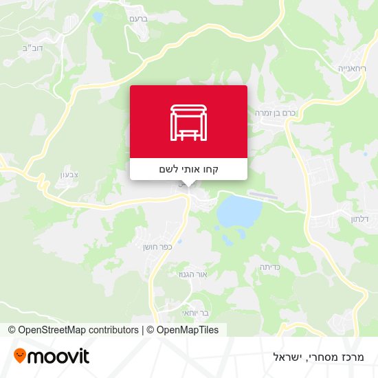 מפת מרכז מסחרי