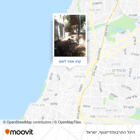 מפת היכל התרבות/דיזנגוף