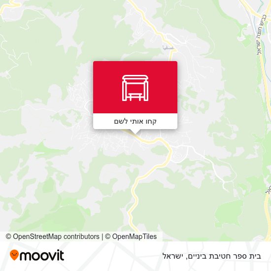 מפת בית ספר חטיבת ביניים