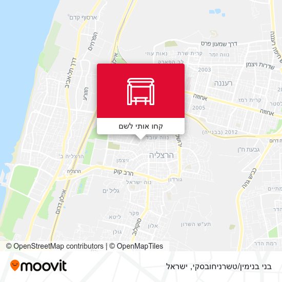 מפת בני בנימין/טשרניחובסקי