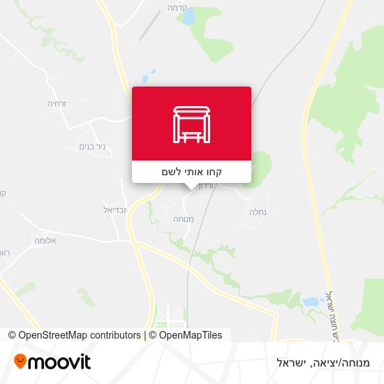 מפת מנוחה/יציאה