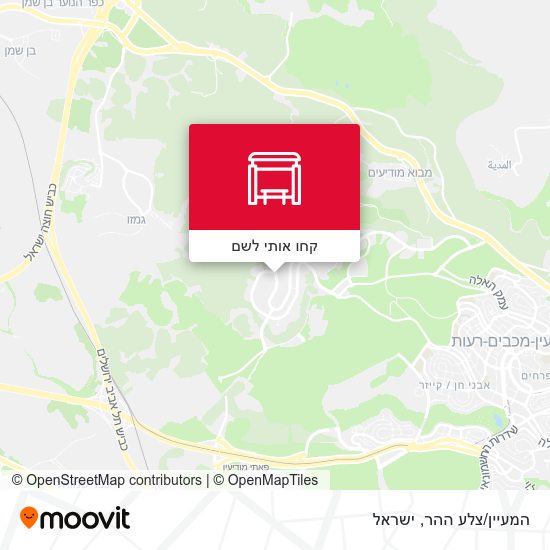 מפת המעיין/צלע ההר