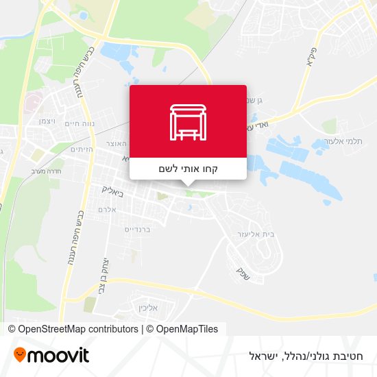 מפת חטיבת גולני/נהלל