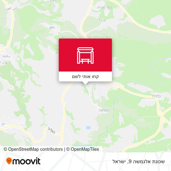 מפת שכונת אלגמשה 9