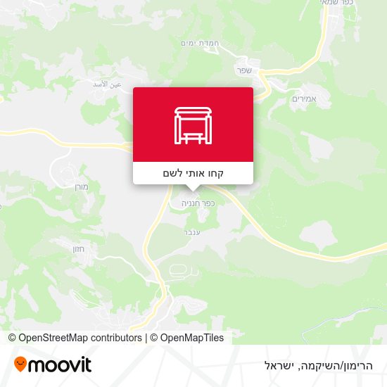 מפת הרימון/השיקמה