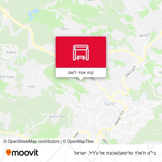 מפת בי''ס ח'אלד סלימאן / שכונת אל-ג'ליל