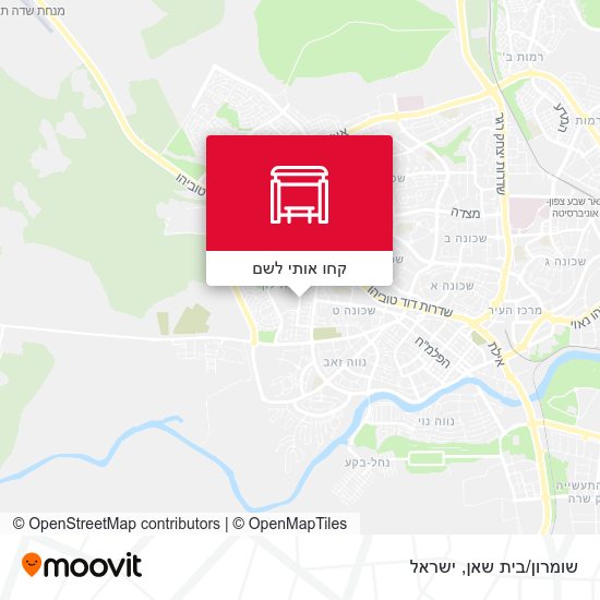 מפת שומרון/בית שאן