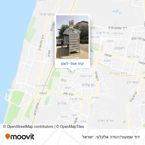 מפת דוד שמעוני/יהודה אלקלעי