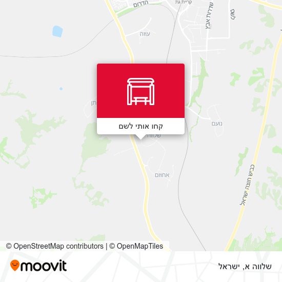 מפת שלווה א