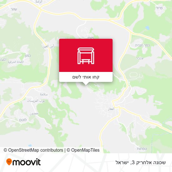 מפת שכונה אלחריק 3