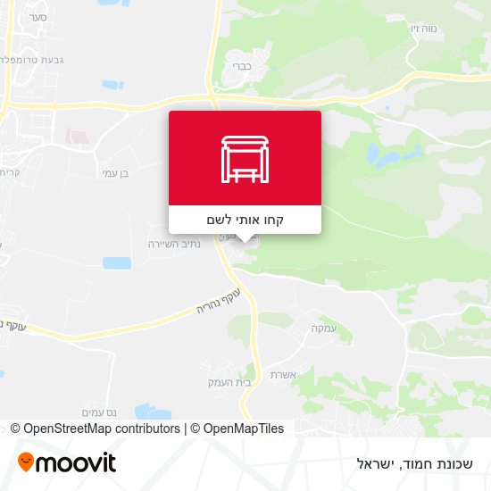 מפת שכונת חמוד