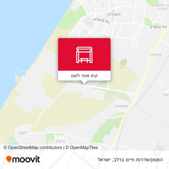 מפת האומן/שדרות חיים ברלב
