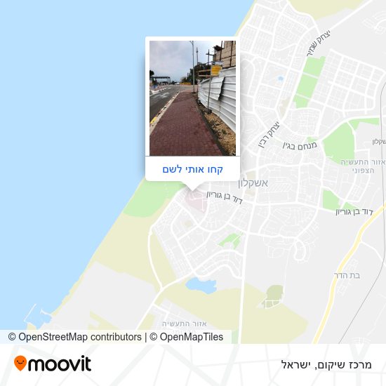 מפת מרכז שיקום
