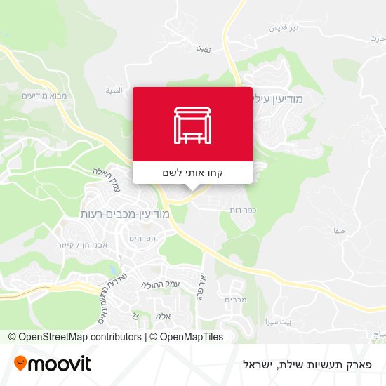 מפת פארק תעשיות שילת