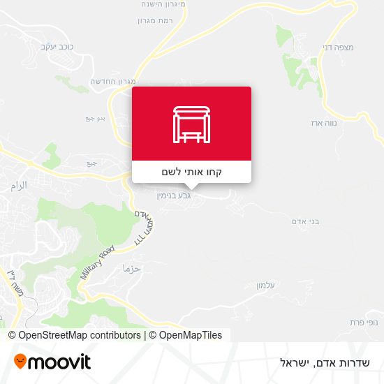 מפת שדרות אדם