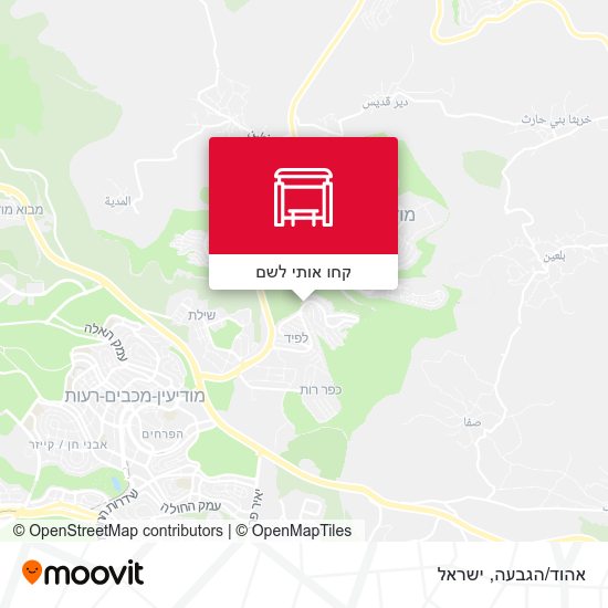 מפת אהוד/הגבעה