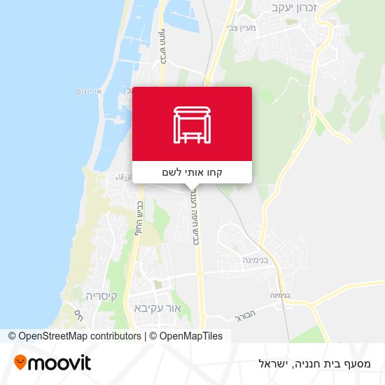 מפת מסעף בית חנניה