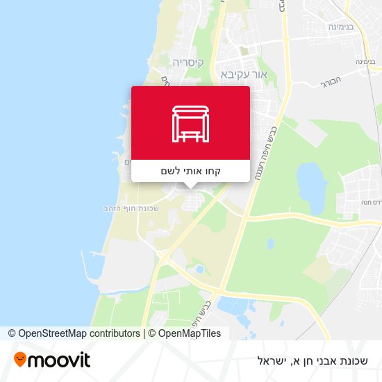 מפת שכונת אבני חן א