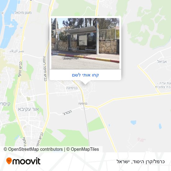 מפת כרמל/קרן היסוד