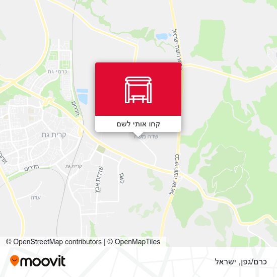 מפת כרם/גפן