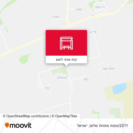 מפת 2211/צומת פתחת שלום